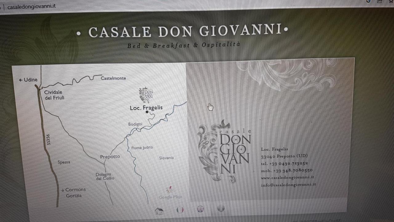 Casale Don Giovanni Prepotto  Εξωτερικό φωτογραφία
